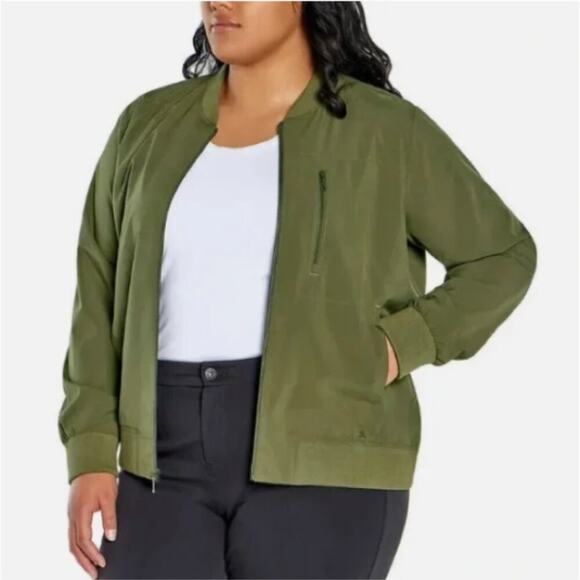 Banana Republic Women's Lightweight Bomber Jacket Wine Size XL - Picture 2 of 9